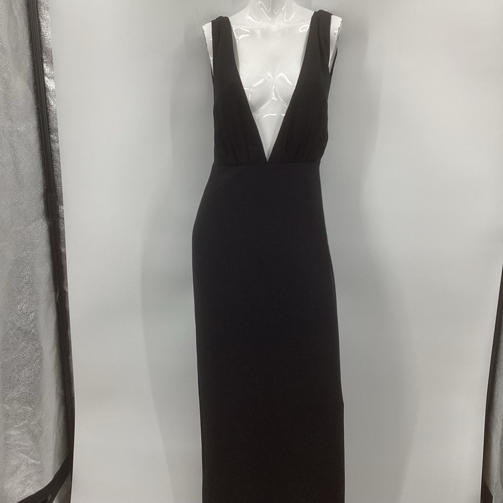 ***Reformation Laura Harrier Velda Black Dress *** 4